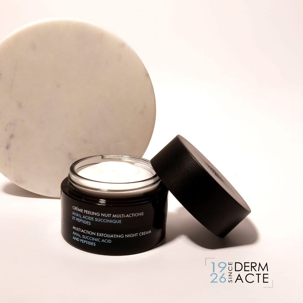 Derm Acte Crème Peeling Nuit Multi-Actions-hapete ja peptiididega kooriv ning nahka uuendav öökreem 50ml - Image 2