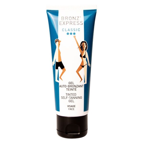 UUS ! Bronz’Express Gel Auto-Bronzant – Isepruunistav geel näole 75ml