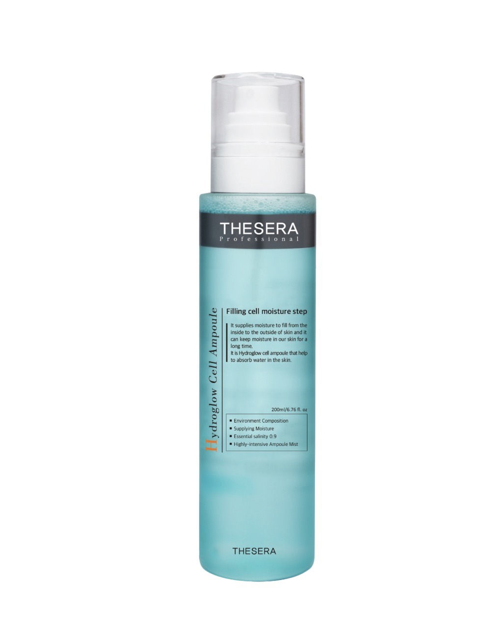 Thesera Hydroglow Cell Ampoule, nahka niisutav seerum  200ml