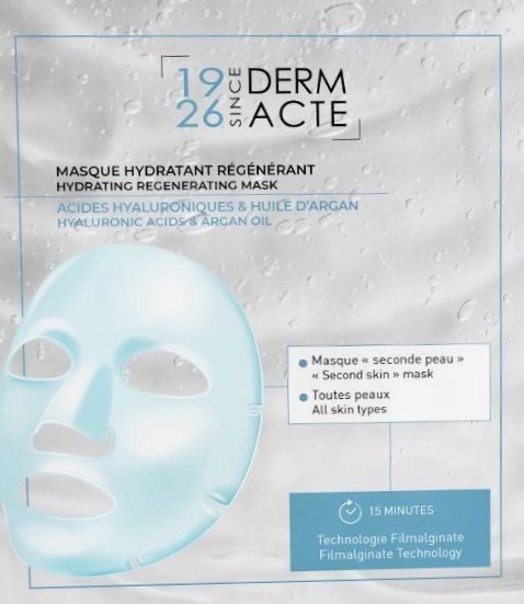 UUS! Derm Acte Masque Hydratant Régénérant-niisutav ja nahka pinguldav kangasmask